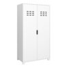 LOKE Wardrobe with 2 Doors in Pure White