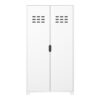 LOKE Wardrobe with 2 Doors in Pure White - Image 2