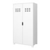LOKE Wardrobe with 2 Doors in Pure White - Image 3