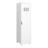LOKE 1 Door Wardrobe in Pure White