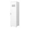 LOKE 1 Door Wardrobe in Pure White - Image 3