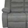 ROMA Manual Recliner Sofa Set 3+2 in Grey Fabric - Image 12