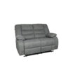 ROMA Manual Recliner Sofa Set 3+2 in Grey Fabric - Image 5