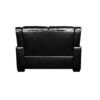 VICTORIA Leather Aire Sofa Set 3+2 in Black - Image 2