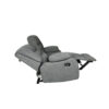 ROMA Manual Recliner Sofa Set 3+2 in Grey Fabric - Image 9