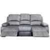 VALENCIA Manual Fabric Recliner Sofa Set in Grey - Image 4