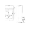 LINE Wardrobe with 2 Sliding Doors & 2 Drawers in Black & Jackson Hickory Oak - Image 13