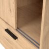 LINE Wardrobe with 2 Sliding Doors and 2 Drawers in Jackson Hickory Oak - Image 10