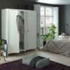 BARCELONA Package inc. 2 Drawers Bedside Table, 3+2 Chest of Drawers, 3 Doors Wardrobe in White - Image 12