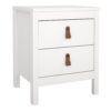BARCELONA Package inc. 2 Drawers Bedside Table, 3+2 Chest of Drawers, 3 Doors Wardrobe in White - Image 2