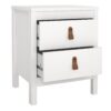 BARCELONA Package inc. 2 Drawers Bedside Table, 3+2 Chest of Drawers, 3 Doors Wardrobe in White - Image 3