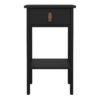 BARCELONA Bedside Table with 1 Drawer in Matt Black - Image 2