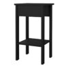 BARCELONA Bedside Table with 1 Drawer in Matt Black - Image 5