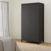 BARCELONA  Package - Bedroom set inc. 2 Drawers Bedside Table, 3+2 Chest of Drawers, 2 Doors Wardrobe in Matt Black - Image 12