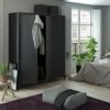 BARCELONA Package inc. 2 Drawers Bedside Table, 3+2 Chest of Drawers, 3 Doors Wardrobe in Matt Black - Image 12