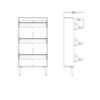 CUMBRIA Shoe Cabinet in White - Image 11