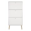 CUMBRIA Shoe Cabinet in White - Image 2