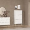 CUMBRIA Shoe Cabinet in White - Image 5