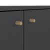 CUMBRIA Sideboard with 2 Doors + 3 Drawers in Dark Grey - Image 7