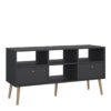 CUMBRIA TV Unit with 2 Drawers in Dark Grey