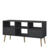 CUMBRIA TV Unit with 2 Drawers in Dark Grey - Image 3