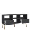 CUMBRIA TV Unit with 2 Drawers in Dark Grey - Image 4
