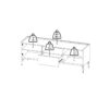KENDALL TV Unit with 2 Doors 1 Drawer in Oak and Black - Image 11