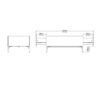 KENDALL Coffee Table with 2 Drawers in Oak and Black - Image 10