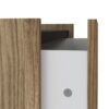 KENDALL Coffee Table with 2 Drawers in Oak and Black - Image 7