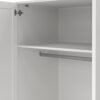 BRANDE Wardrobe with 3 Frame Doors in White - Image 7
