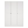 BRANDE Wardrobe with 3 Frame Doors in White - Image 11