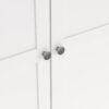 BRANDE Wardrobe with 3 Frame Doors in White - Image 6