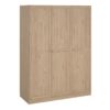 BRANDE Wardrobe with 3 Frame Doors in Jackson Hickory Oak