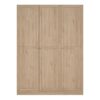 BRANDE Wardrobe with 3 Frame Doors in Jackson Hickory Oak - Image 2