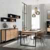 HIGH ROCK Wall Shelf in Matt Black & Riviera Oak - Image 3