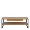 HIGH ROCK Coffee Table with Drawer in Matt Black & Riviera Oak - Image 10