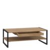 HIGH ROCK Coffee Table with Drawer in Matt Black & Riviera Oak - Image 9