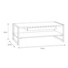 HIGH ROCK Coffee Table with Drawer in Matt Black & Riviera Oak - Image 3