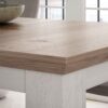 ILLOPA Extending Dining Table 160-207cm in Snowy Oak & Oak Nelson - Image 5