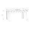ILLOPA Extending Dining Table 160-207cm in Snowy Oak & Oak Nelson - Image 6
