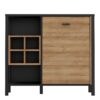 HIGH ROCK Storage / Display Chest in Matt Black & Riviera Oak - Image 2