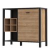 HIGH ROCK Storage / Display Chest in Matt Black & Riviera Oak - Image 3
