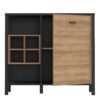 HIGH ROCK Storage / Display Chest in Matt Black & Riviera Oak - Image 5