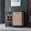 HIGH ROCK Storage / Display Chest in Matt Black & Riviera Oak - Image 8