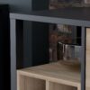 HIGH ROCK Storage / Display Chest in Matt Black & Riviera Oak - Image 7