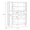 HIGH ROCK Storage Cabinet in Matt Black & Riviera Oak - Image 7
