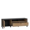 HIGH ROCK TV Unit in Matt Black & Riviera Oak - Image 3