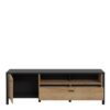 HIGH ROCK TV Unit in Matt Black & Riviera Oak - Image 4