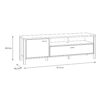 HIGH ROCK TV Unit in Matt Black & Riviera Oak - Image 8