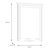 ILLOPA Mirror in Snowy Oak & Nelson Oak - Image 5